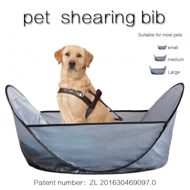 Bavoir de tonte et de toilettage pour animaux