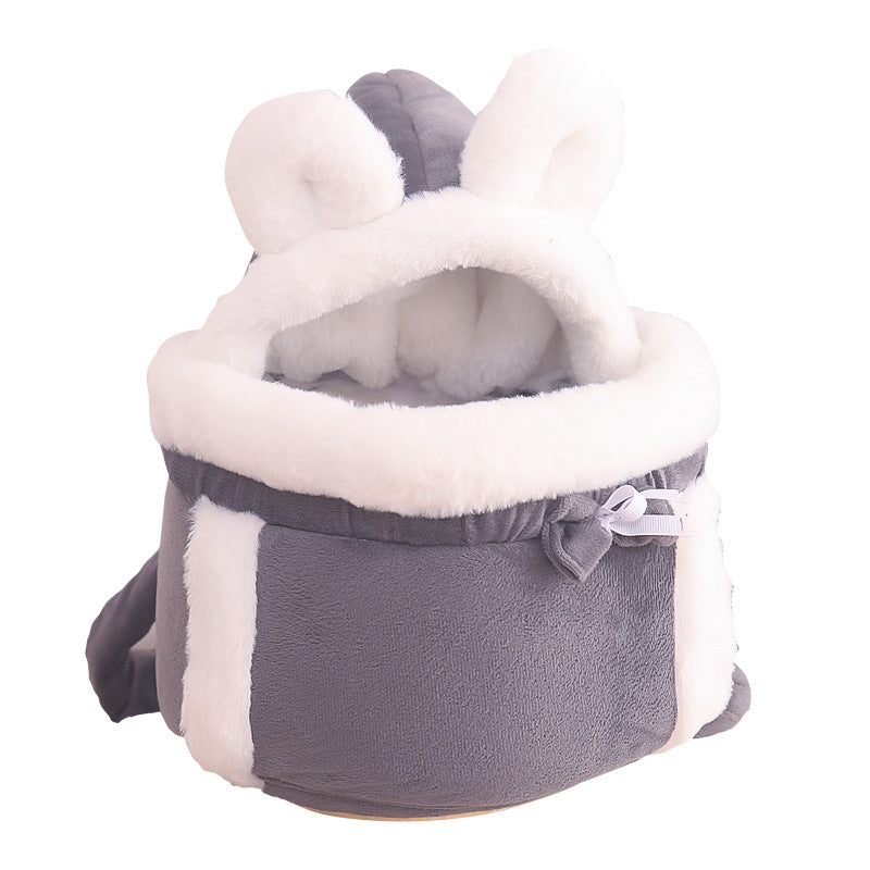 Sac à dos et lit d’intérieur 2 en 1 pour chat