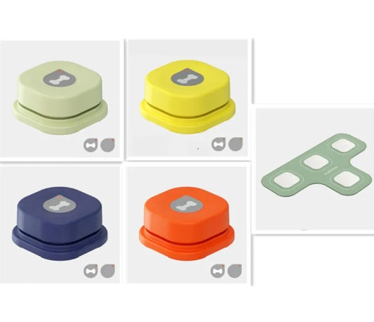 Bouton de communication enregistrable pour chien et chat