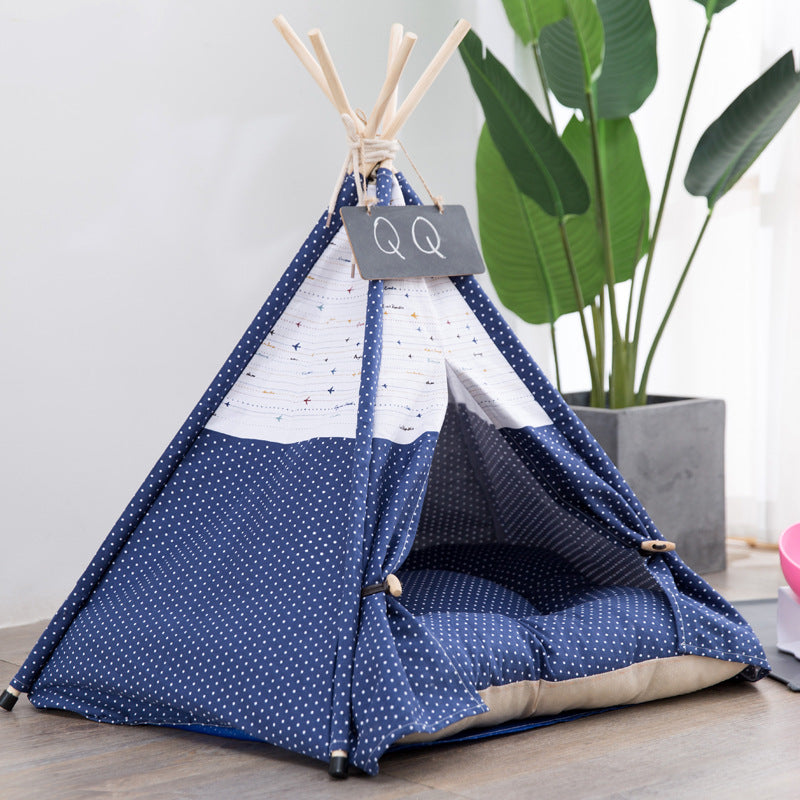 Tente en toile pour petits et moyens chiens