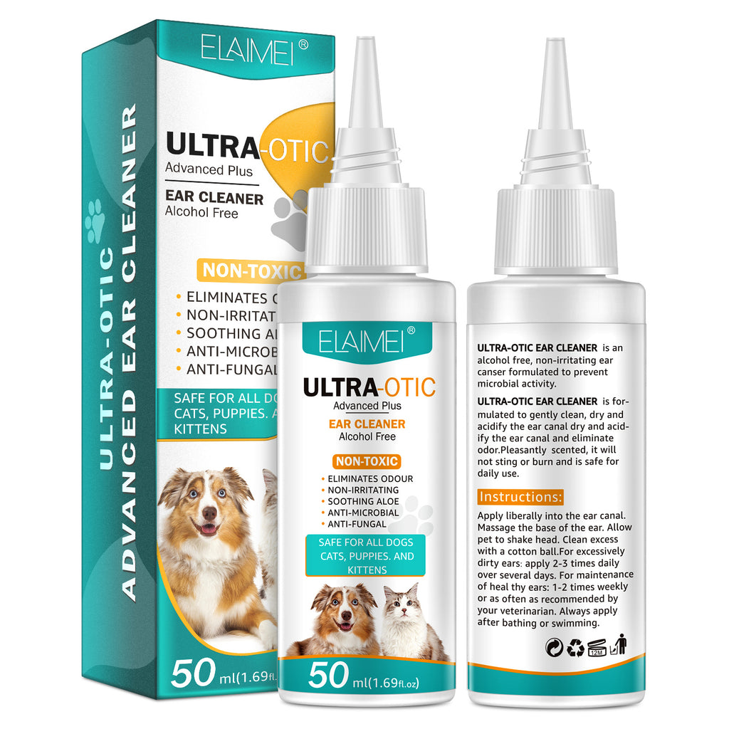 Nettoyant auriculaire pour animaux 50 ml