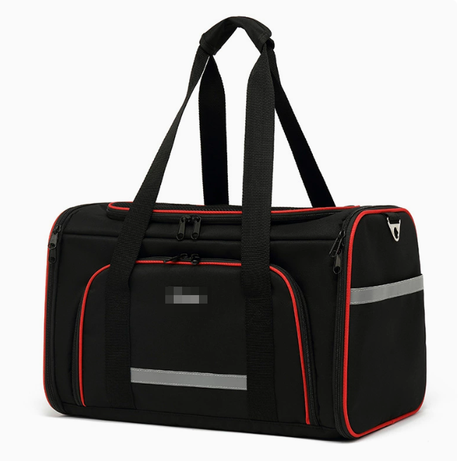 Sac de transport pliable à bandoulière pour animaux de compagnie