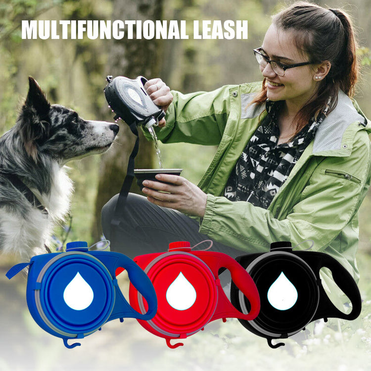 Corde de traction portative avec bouteille d'eau pour l'extérieur