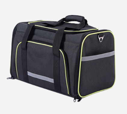 Sac de transport pliable à bandoulière pour animaux de compagnie