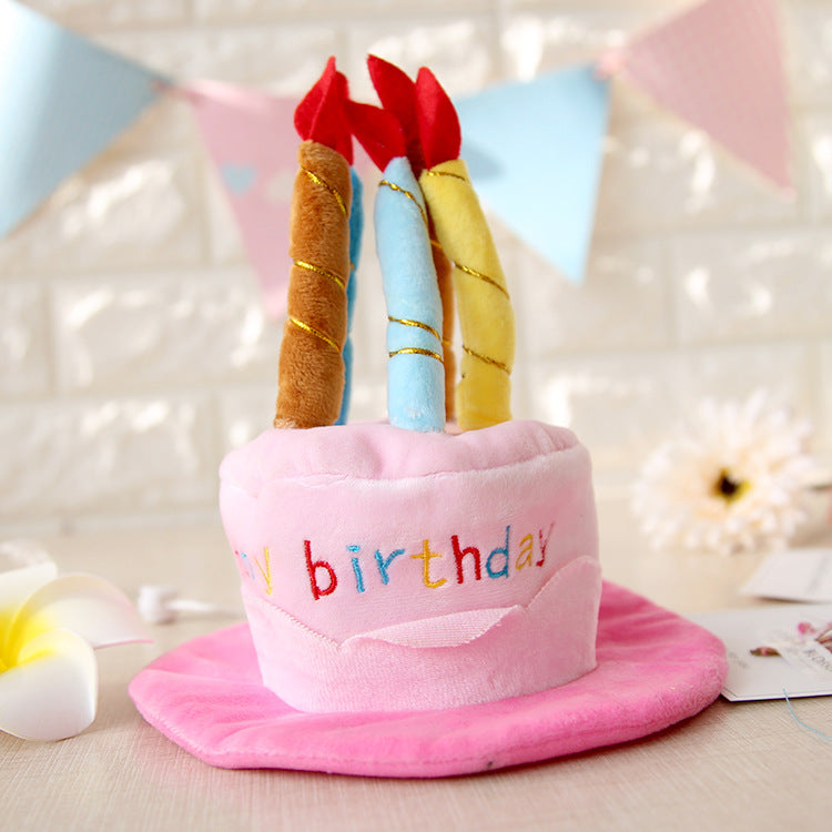 Chapeau gâteau d’anniversaire pour chat – déguisement mignon