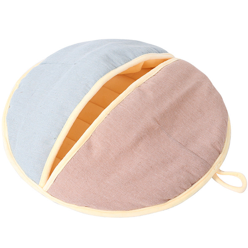 Lit et sac de couchage 2-en-1 pour chat