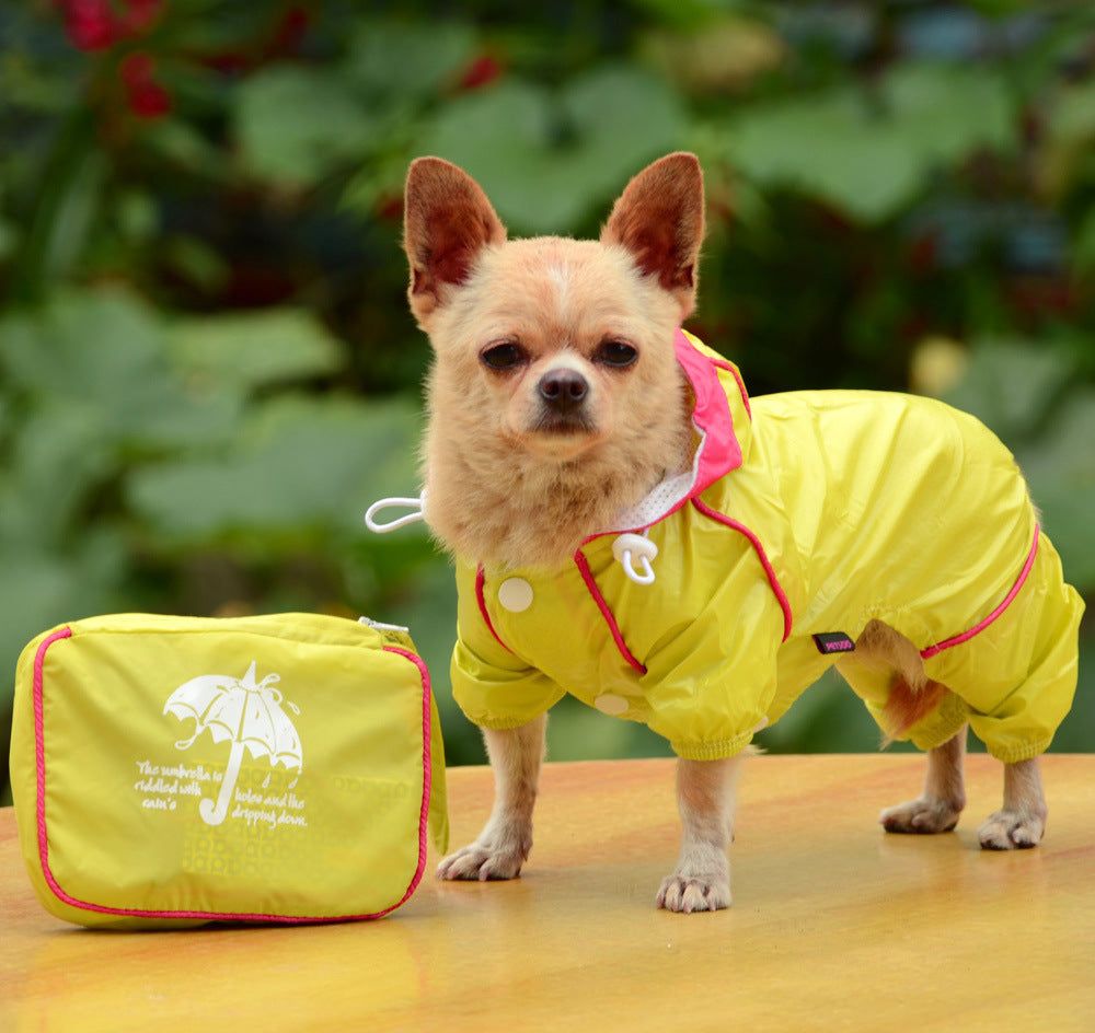 Thickened Double-Layer PVC Pet Raincoat