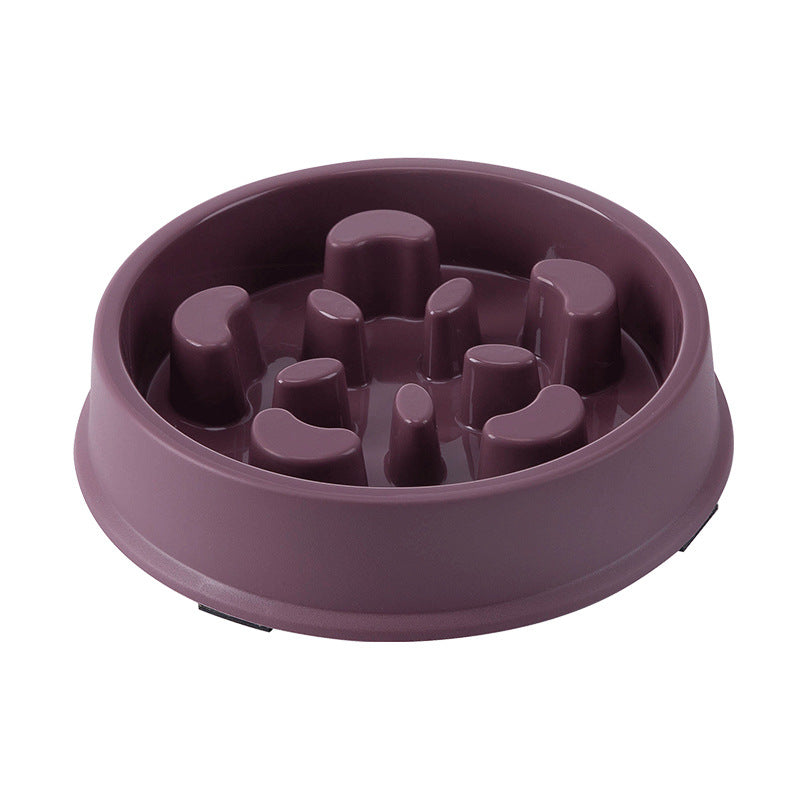 Gamelle puzzle anti-glouton en forme de pétales – antidérapante