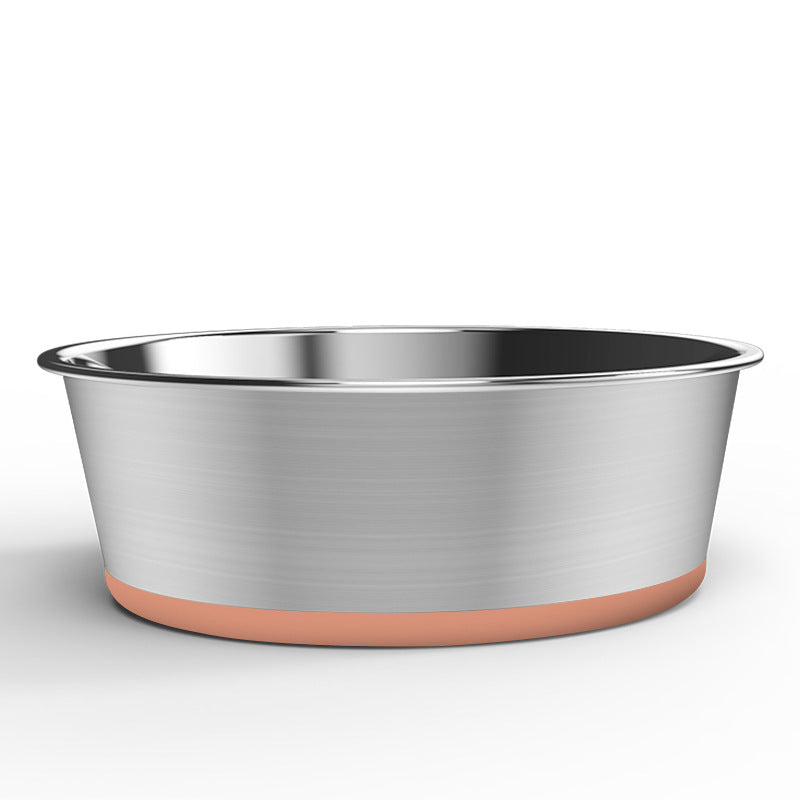Gamelle antidérapante en inox pour chiens moyens et grands