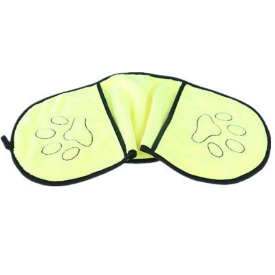 Serviette de bain ultra-absorbante en microfibre pour chiens et chats