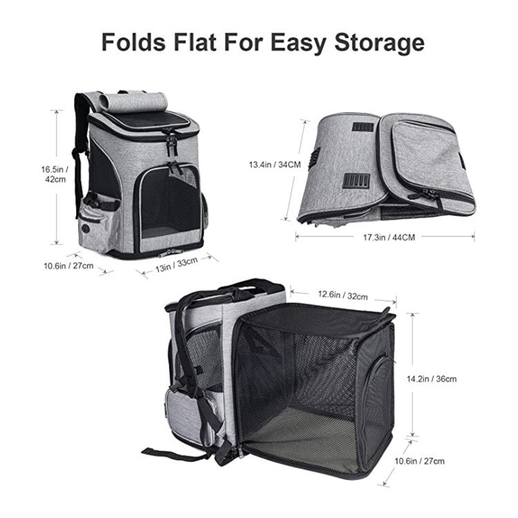 Sac à dos extensible et portable pour chats et chiens