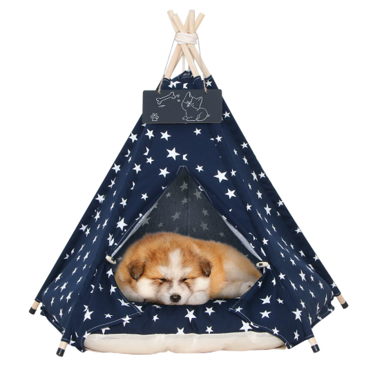 Tente en toile pour petits et moyens chiens