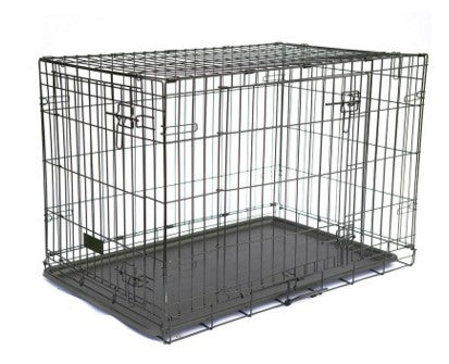 Cage pliante renforcée pour chien avec bac de propreté – toutes tailles