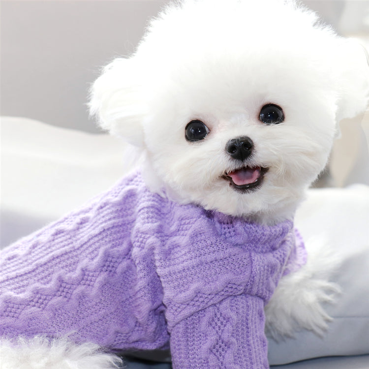 Pull d'hiver en polaire pour chiens