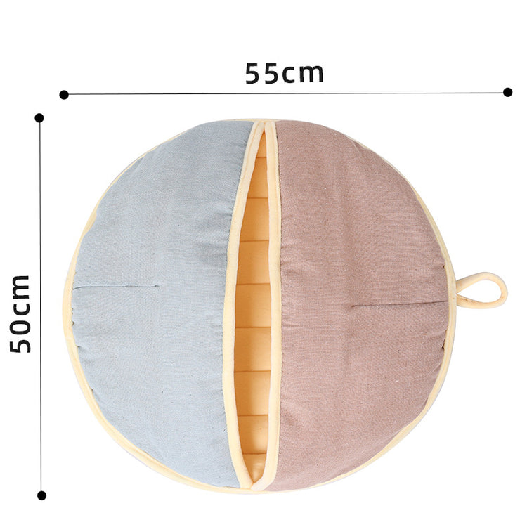 Lit et sac de couchage 2-en-1 pour chat