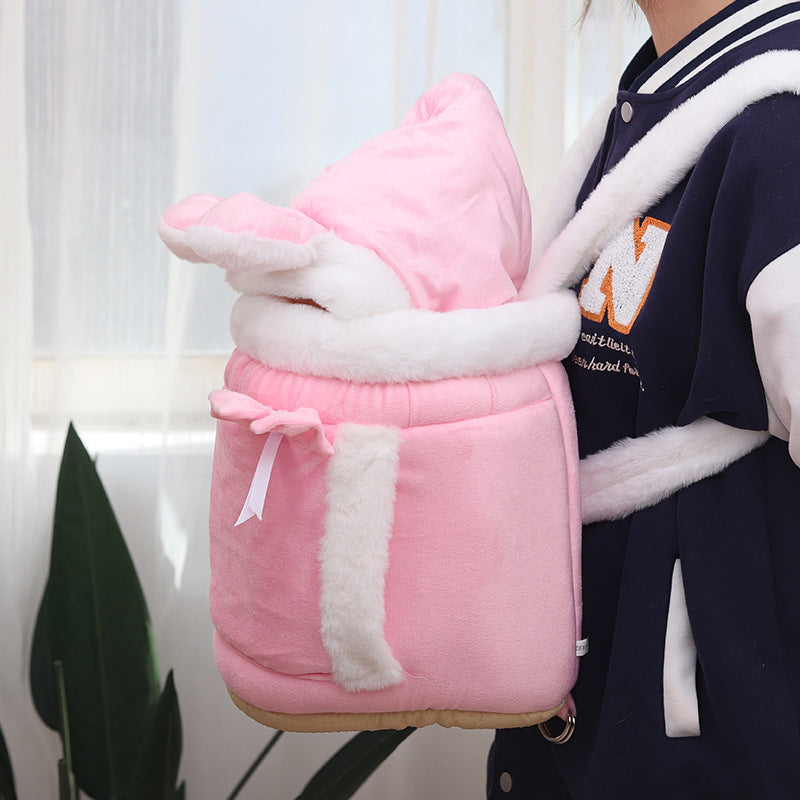 Sac à dos et lit d’intérieur 2 en 1 pour chat