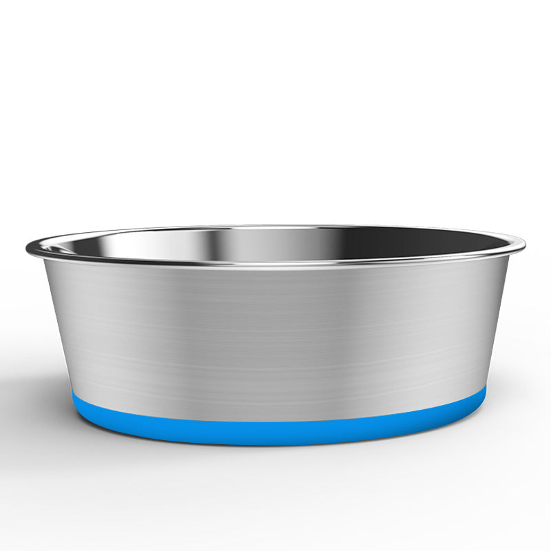 Gamelle antidérapante en inox pour chiens moyens et grands