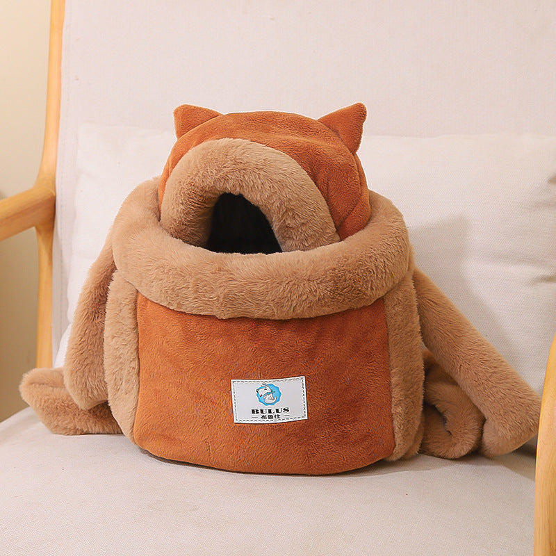 Sac à dos et lit d’intérieur 2 en 1 pour chat