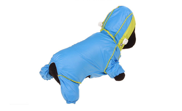 Imperméable pour animaux en PVC épaissi à double couche