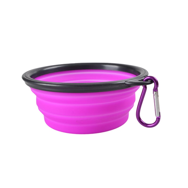 New Foldable Silicone Dog Pet Bowl