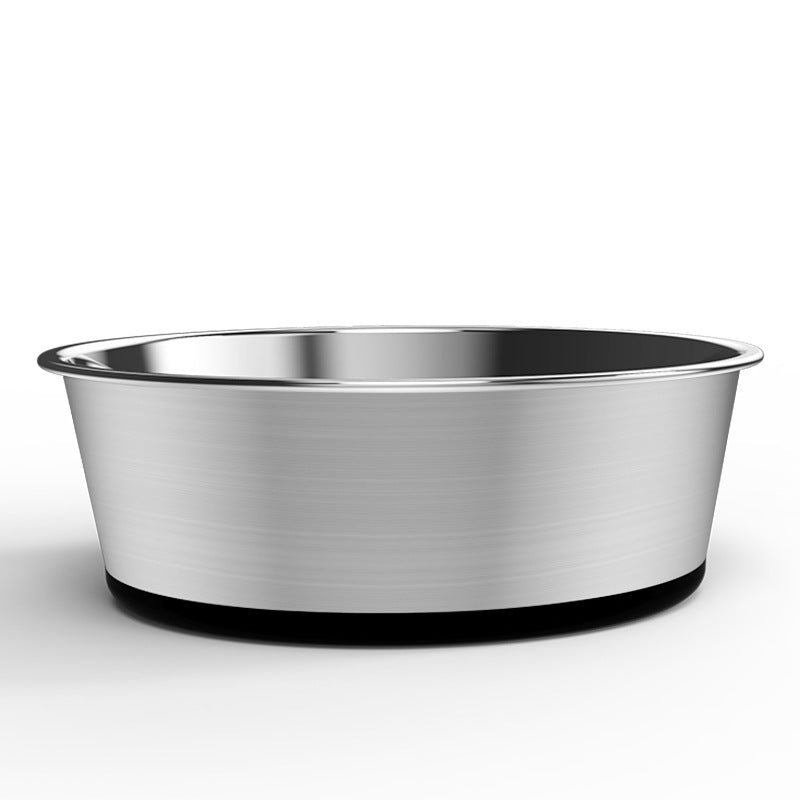 Gamelle antidérapante en inox pour chiens moyens et grands