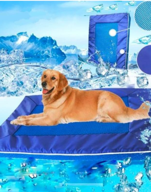 Tapis rafraîchissant d'été pour animaux avec ventilation