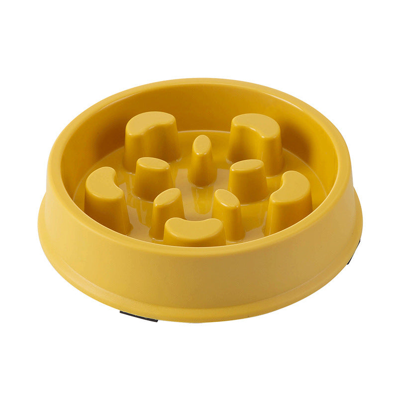 Gamelle puzzle anti-glouton en forme de pétales – antidérapante