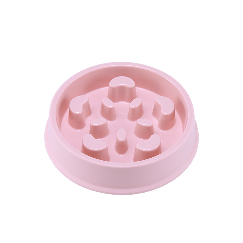Gamelle puzzle anti-glouton en forme de pétales – antidérapante
